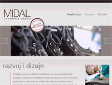 Tablet Screenshot of midal.hr